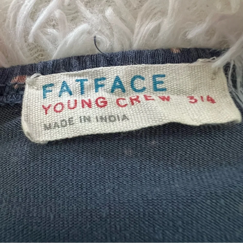 Fat Face Blue Casual Long Sleeve Dress - Picture 7 of 9